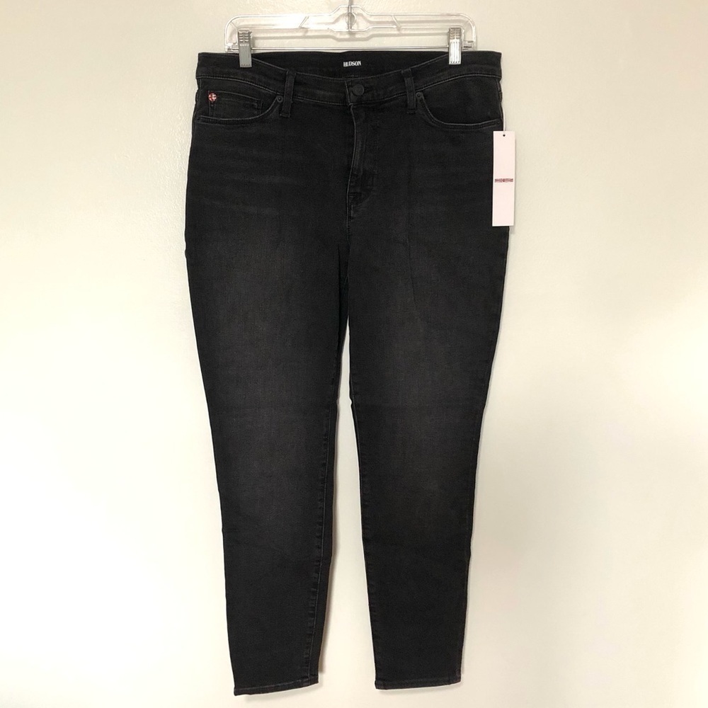 Hudson Natalie Super Skinny Ankle Jeans Mid Rise New 31
